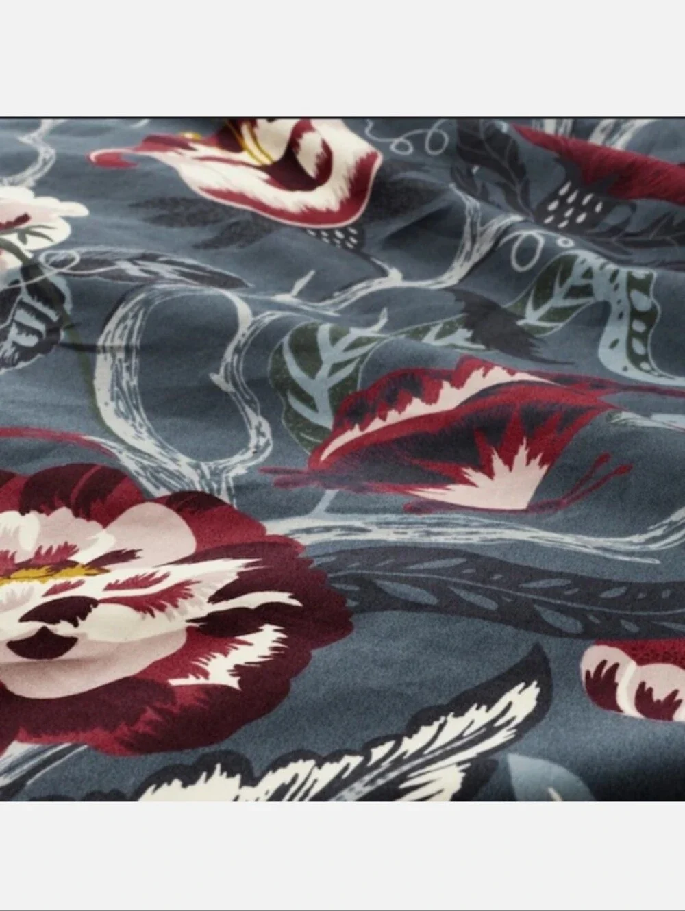 IKEA Filodendron Duvet Cover Floral Birds Butterflies Botanical F/Q